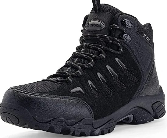 Shulook Men's Waterproof Hiking Boots Non-Slip