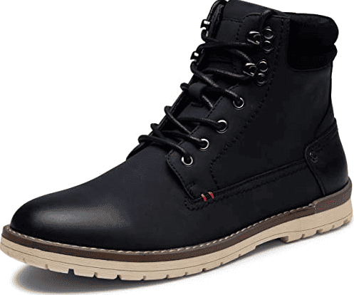 Vostey Men's Chukka Boots Motorcycle Casual Hiking Boots